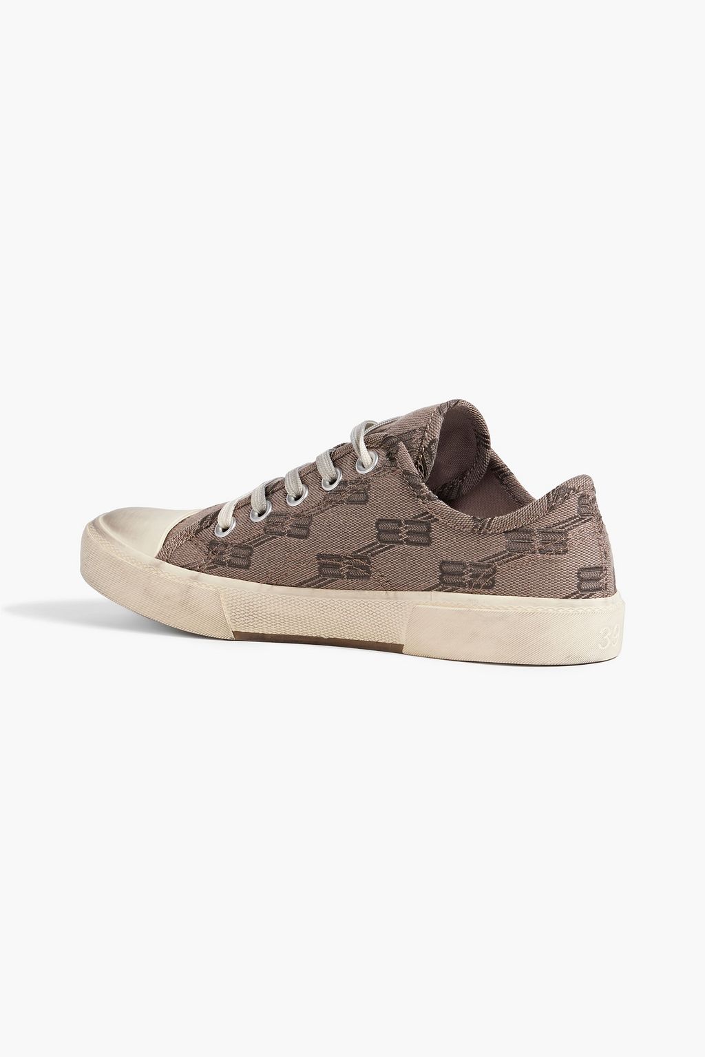 BALENCIAGA Paris logo-print canvas sneakers