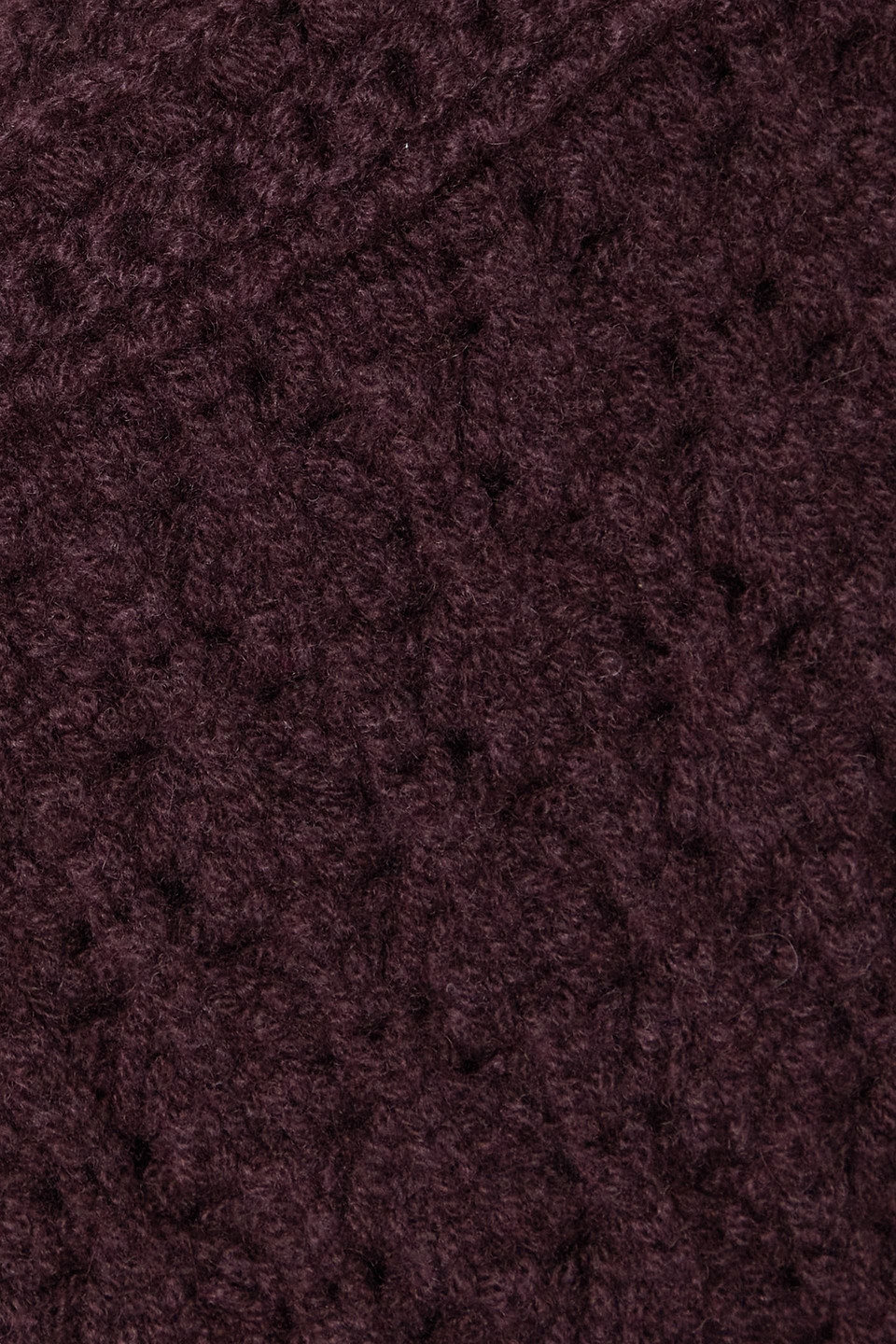 VINCE CROPPED CROCHET-KNIT WOOL AND CASHMERE-BLEND TOP