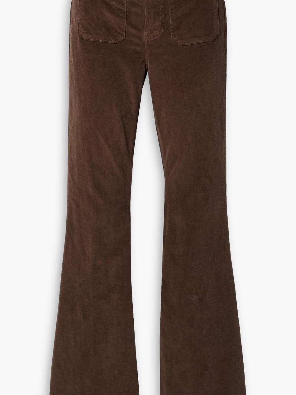 sheridan cotton-blend corduroy flared pants