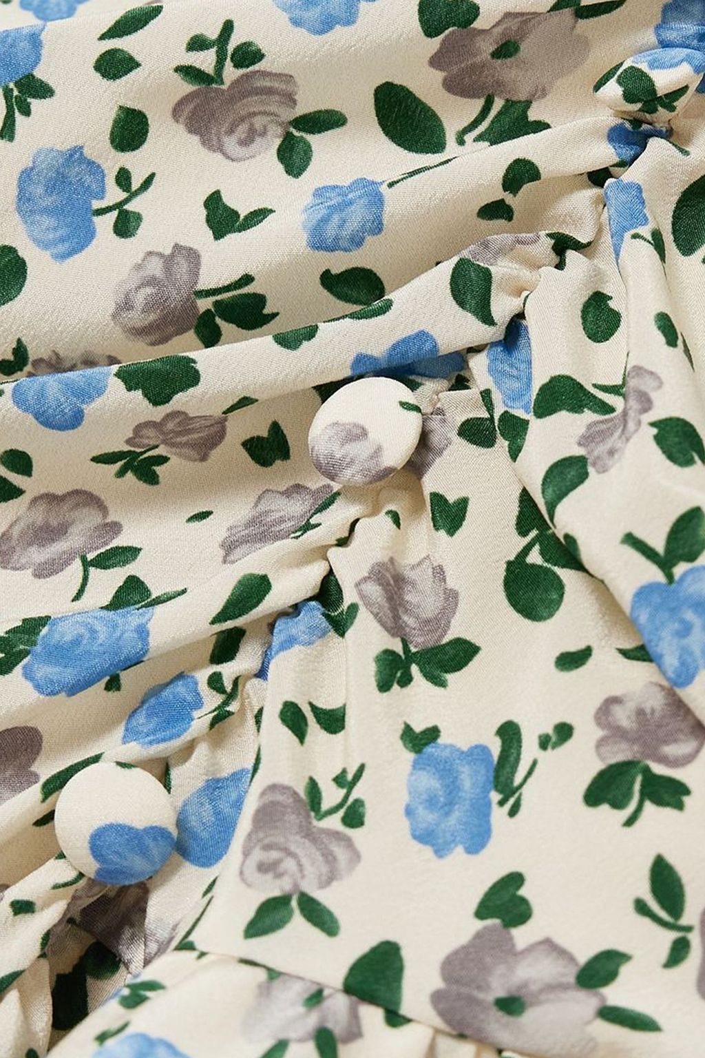 ALESSANDRA RICH Open-back floral-print silk crepe de chine mini dress