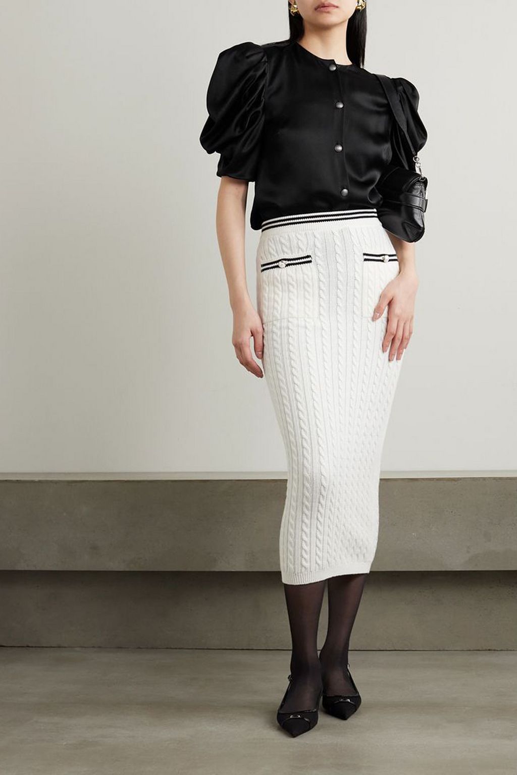 ALESSANDRA RICH Satin blouse