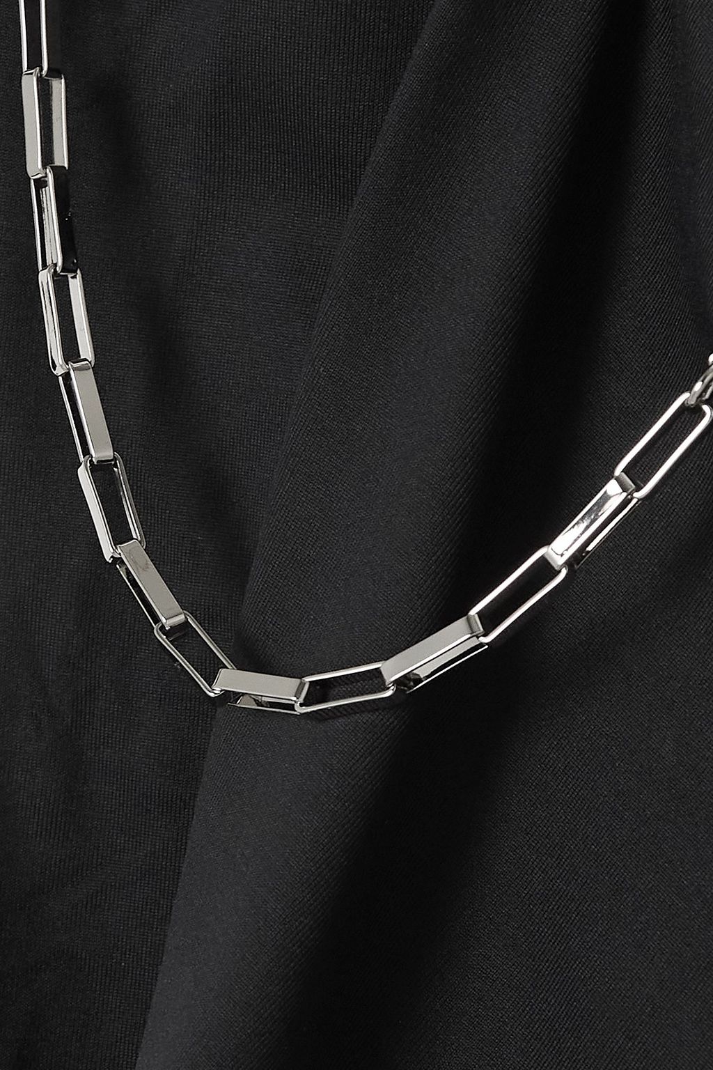 THE ATTICO Chain-embellished cutout swimsuit