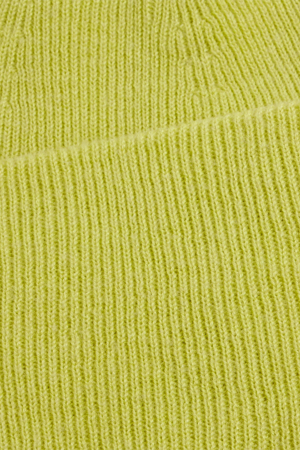 Shop Holden Ribbed Merino Wool-blend Beanie In Bright Yellow