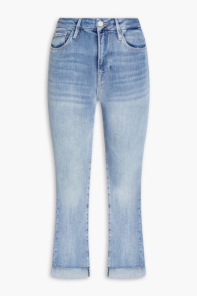 Le Crop Mini Boot high-rise bootcut jeans