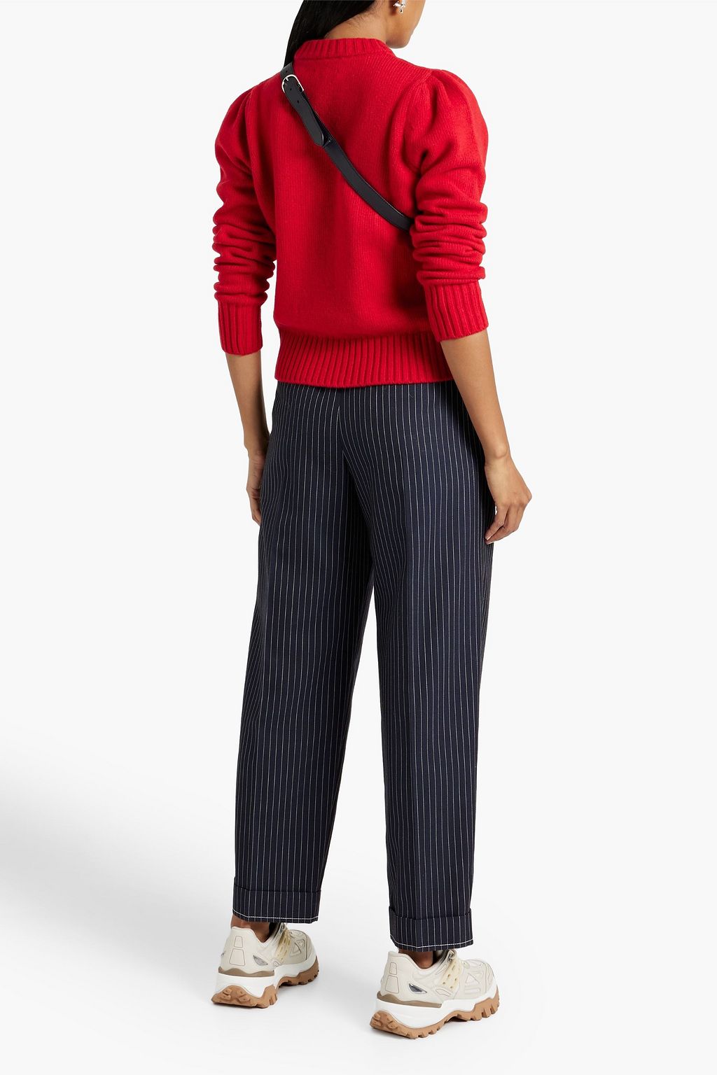 GANNI Strickpullover mit Intarsienmuster