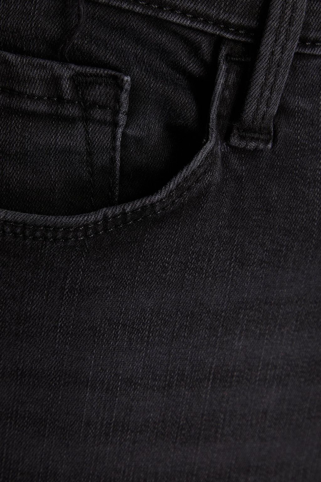 FRAME Le Garcon cropped faded slim-fit boyfriend jeans