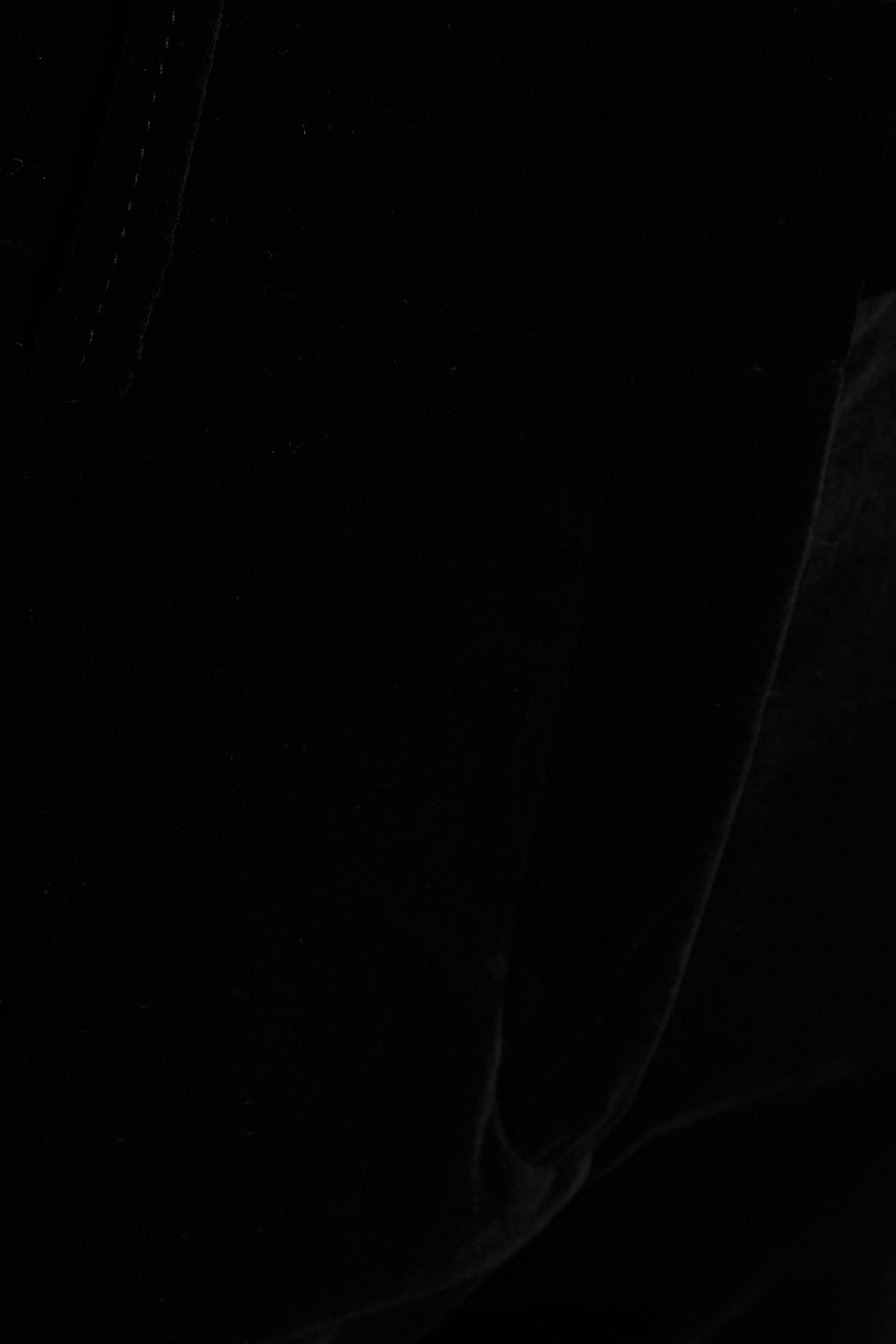 Frame Le Crop Mini Cotton-blend Velvet Bootcut Pants In Black