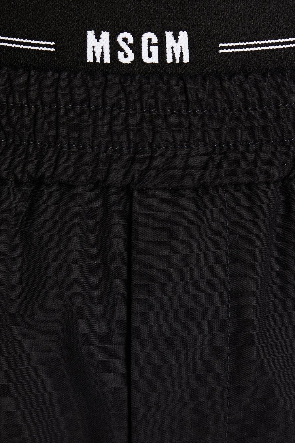 MSGM Cotton-ripstop pants