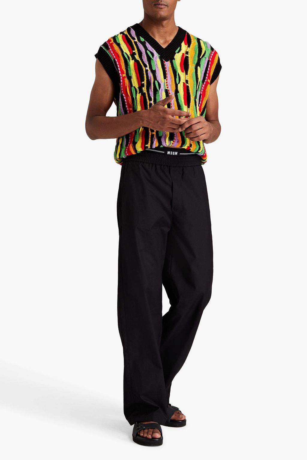 MSGM Cotton-ripstop pants