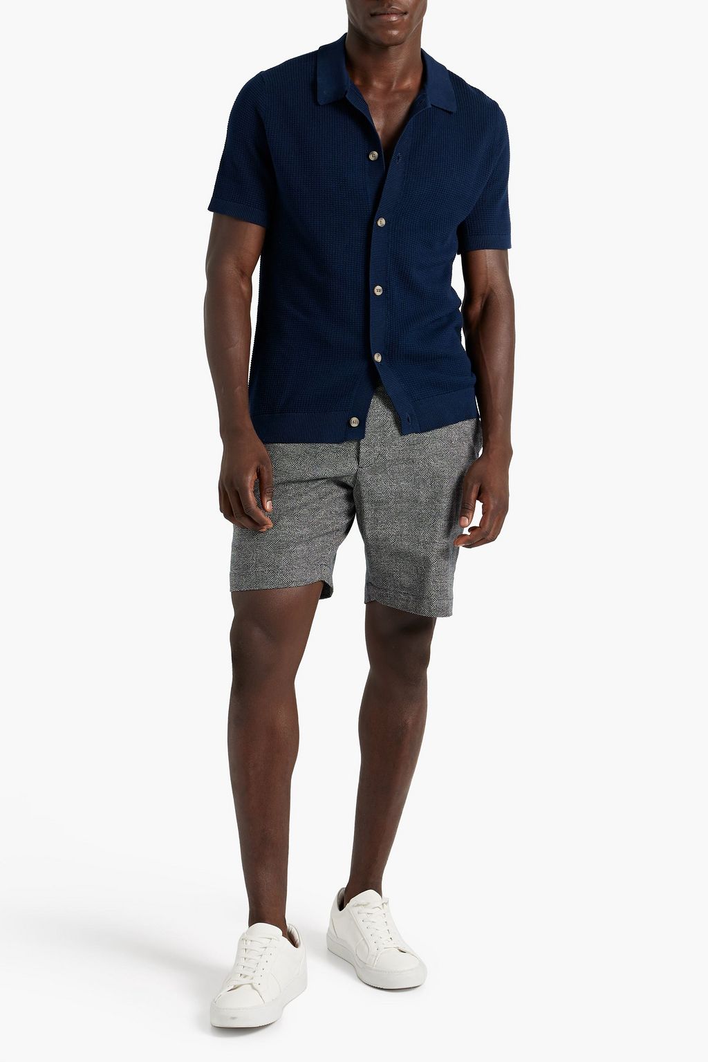 ONIA Textured cotton shirt