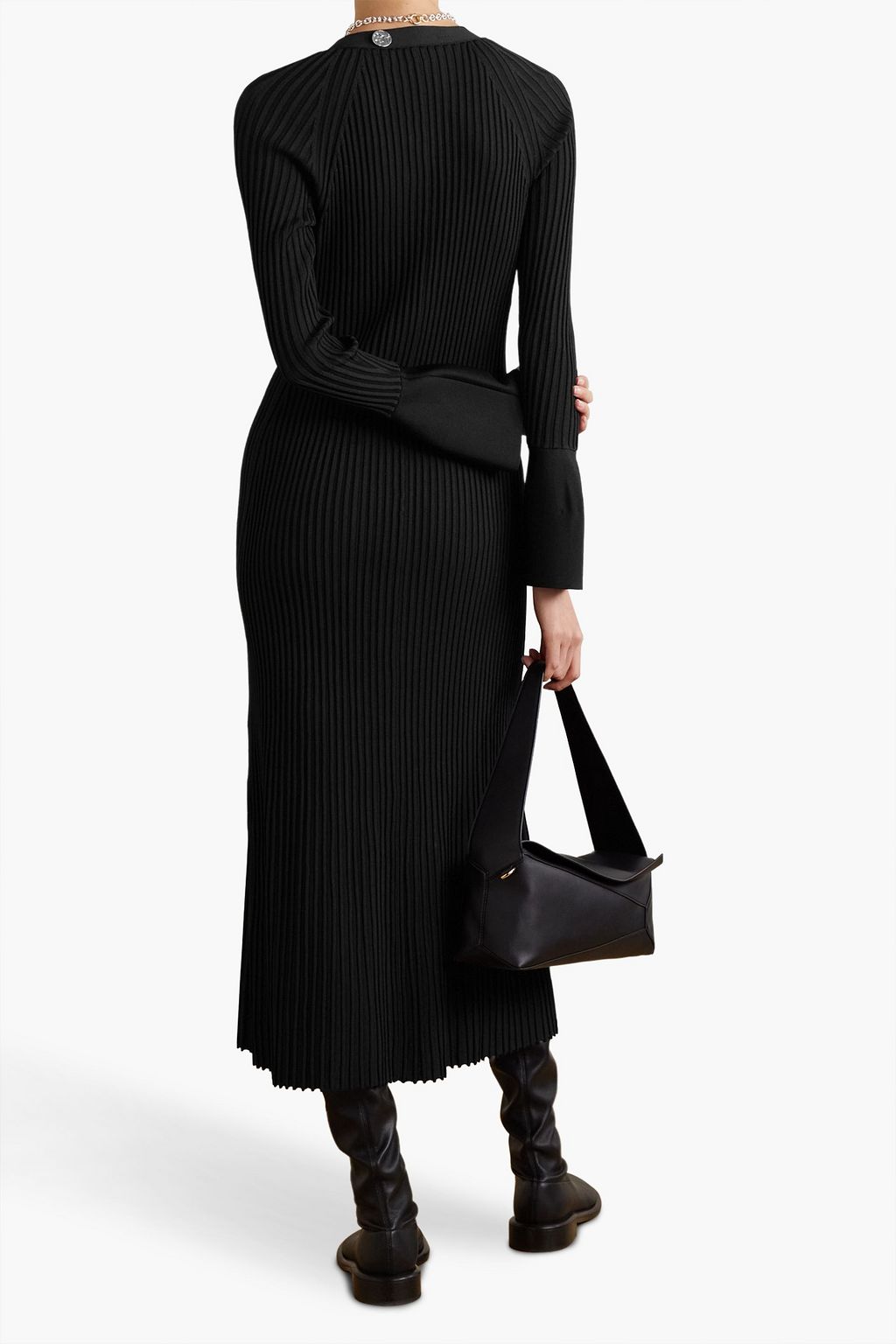 PROENZA SCHOULER Midikleid aus Rippstrick