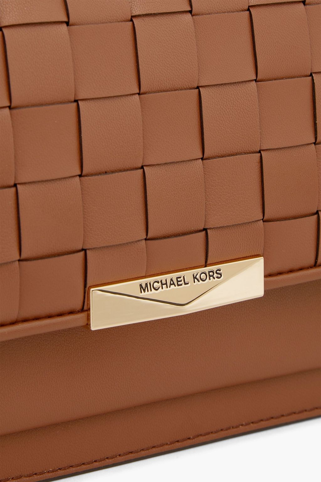 MICHAEL MICHAEL KORS フェイクレザー&織地 ショルダーバッグ