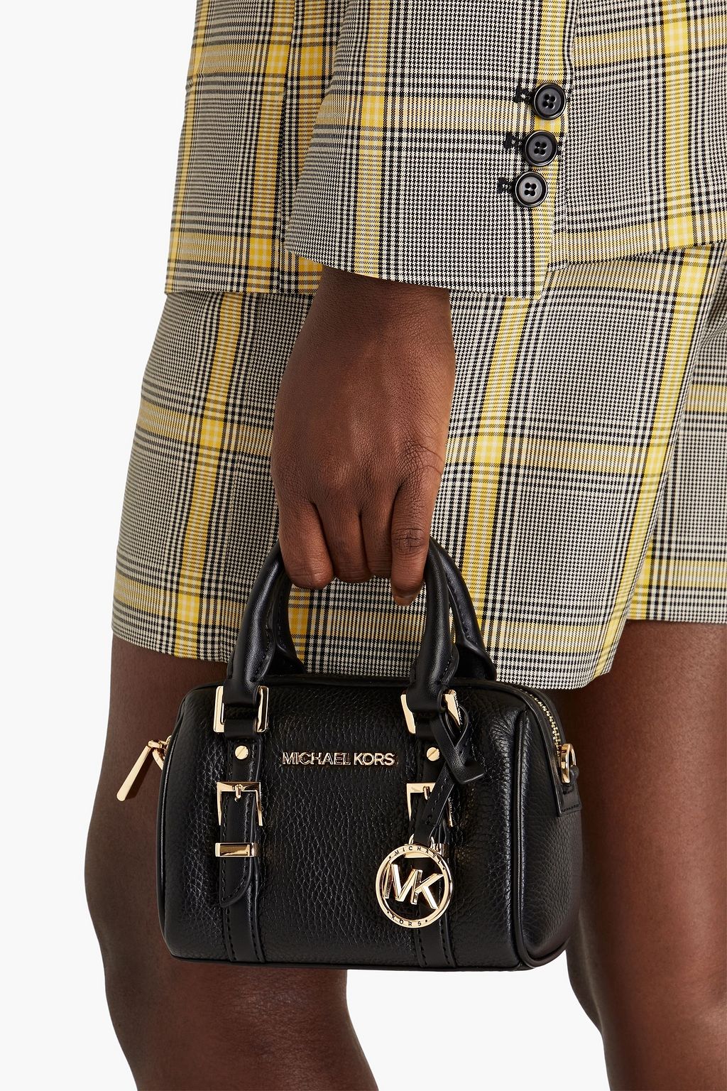 MICHAEL MICHAEL KORS Texturedleather shoulder bag THE