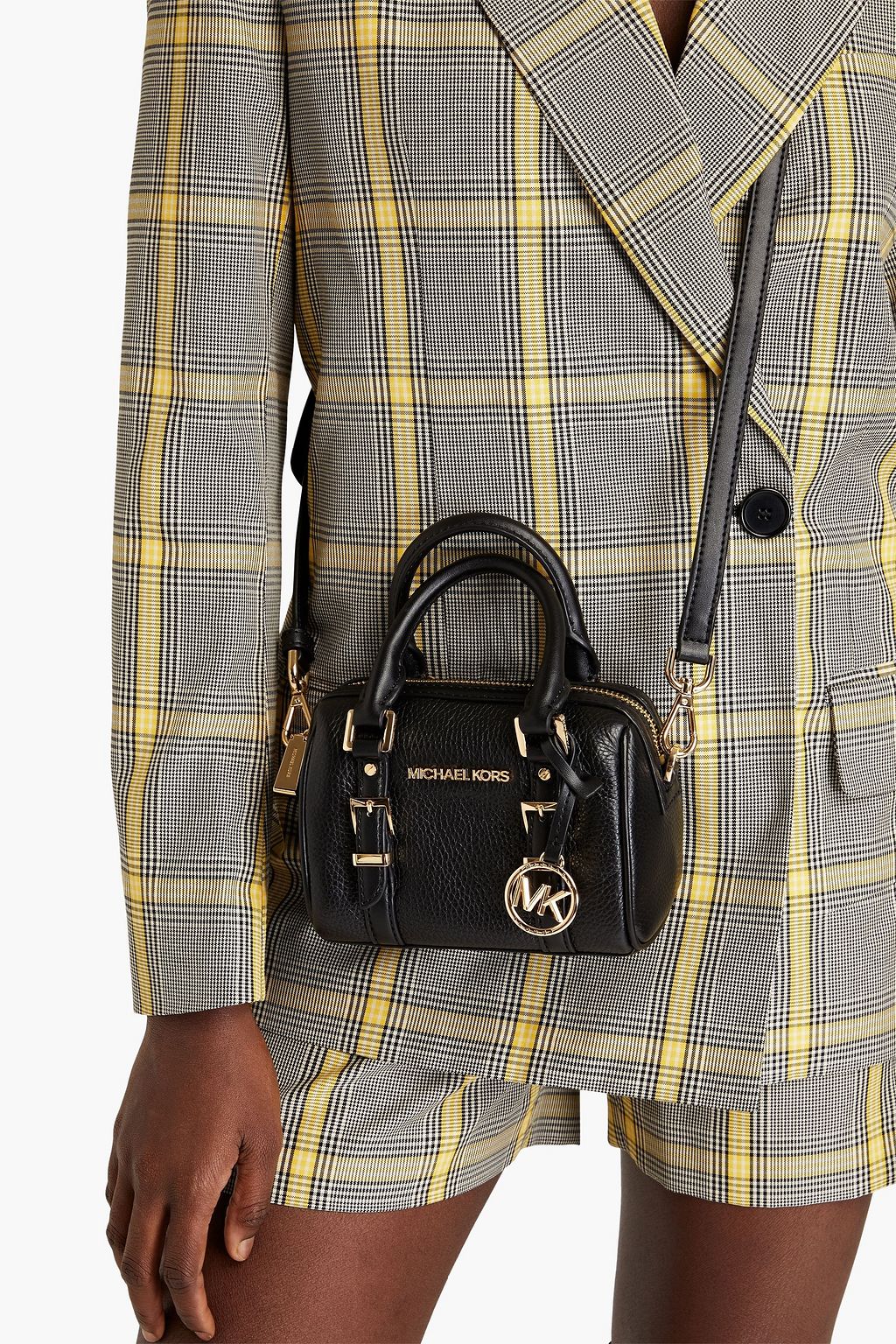 MICHAEL MICHAEL KORS Texturedleather shoulder bag THE