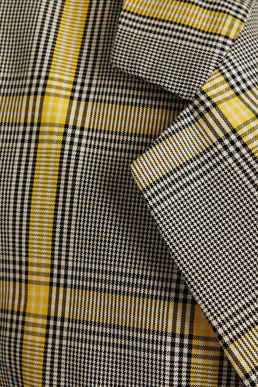 MSGM Prince of Wales checked crepe blazer