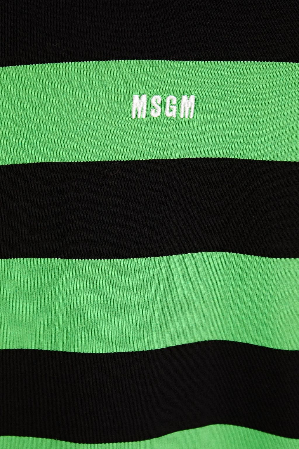MSGM コットンジャージー Tシャツ ストライプ