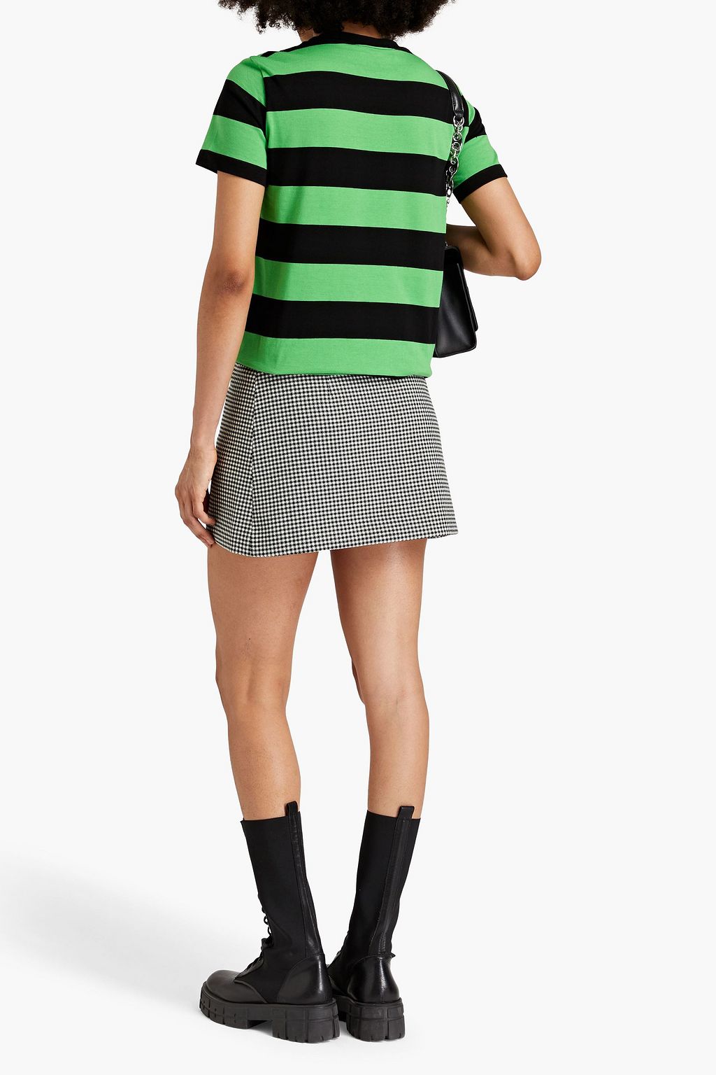 MSGM コットンジャージー Tシャツ ストライプ