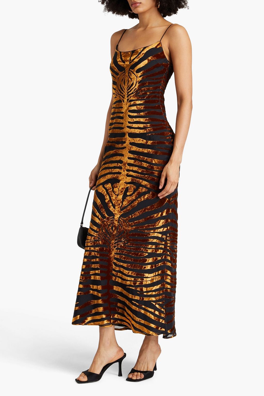RONNY KOBO Devorévelvet maxi dress THE