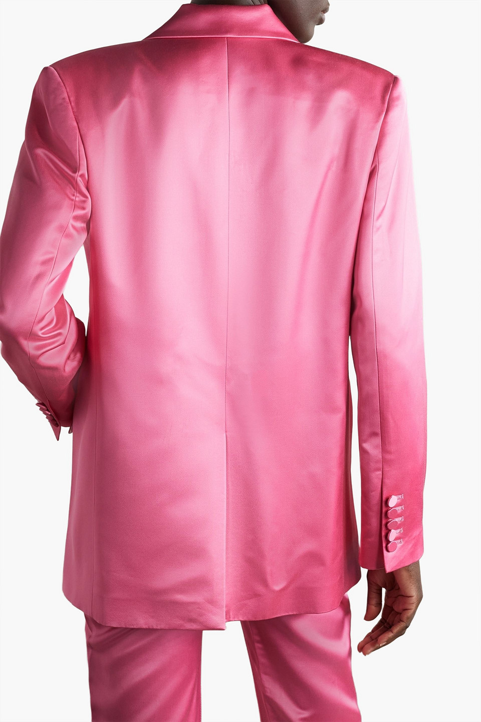  A.l.c. - Riley Doppelreihiger Blazer Aus Satin - Pink - Us 0 