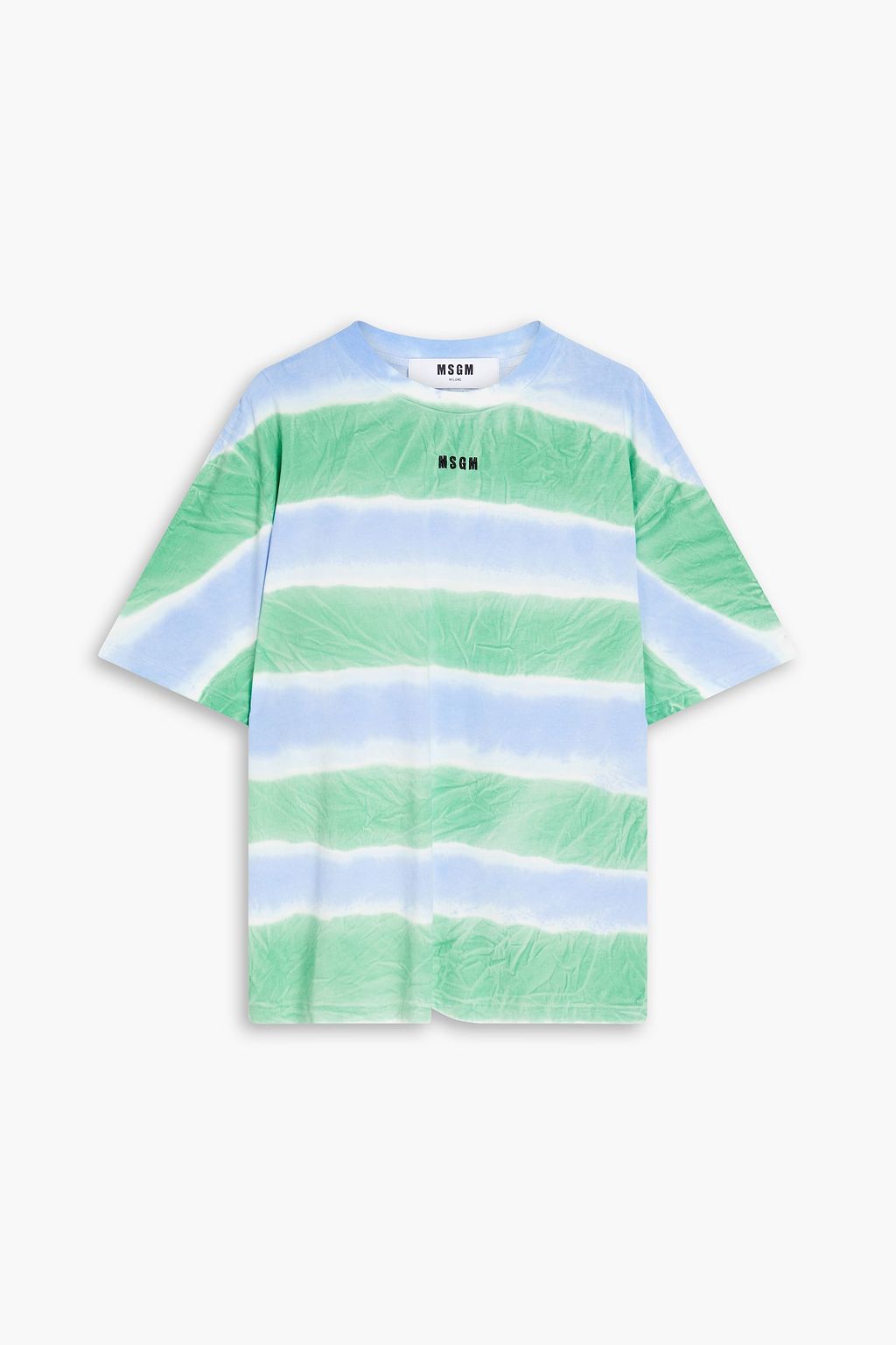 MSGM Printed cotton-jersey T-shirt | THE OUTNET