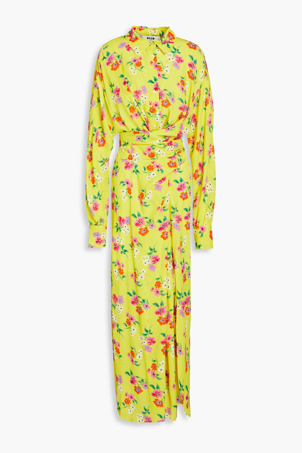 Msgm floral dress top