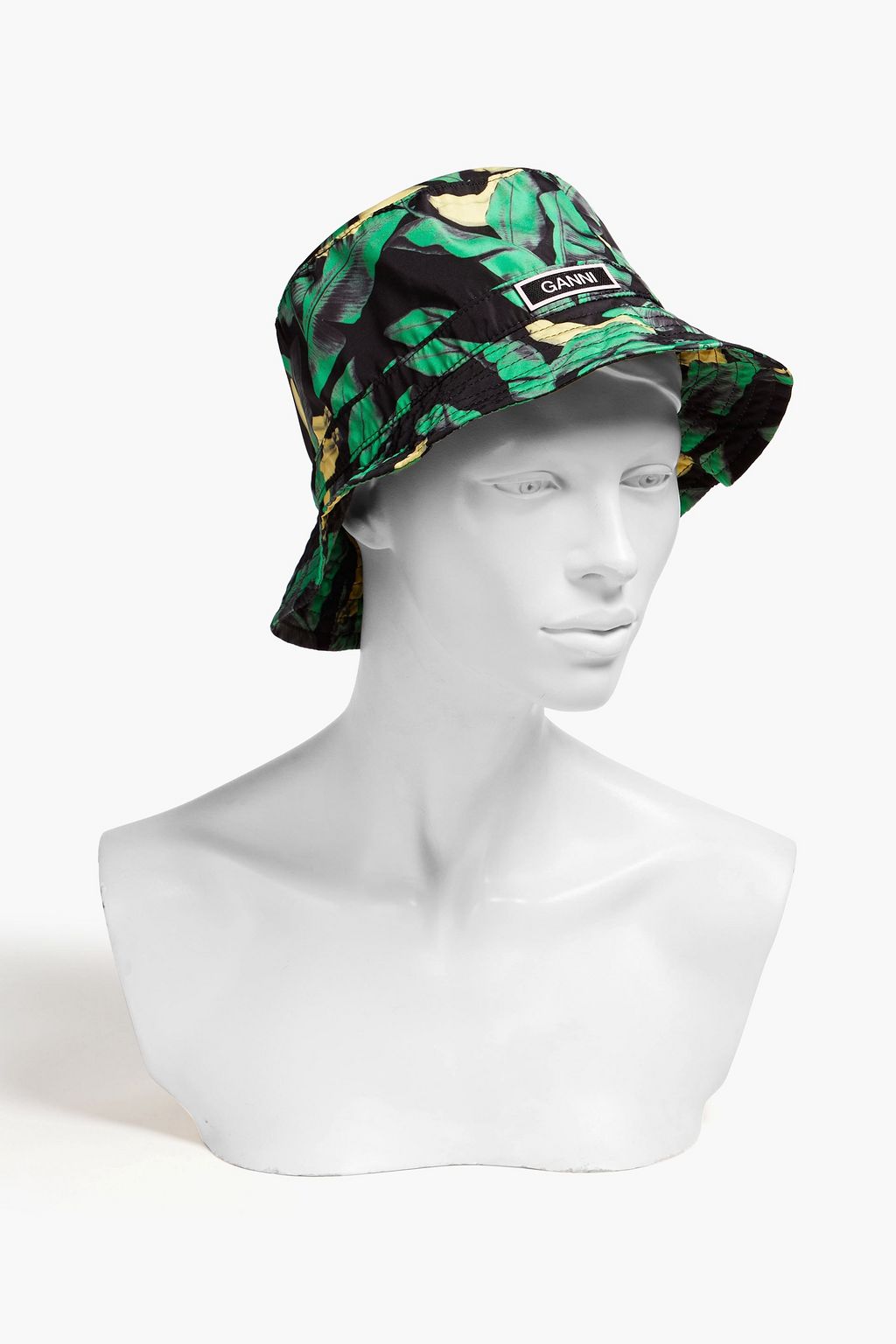 GANNI Printed shell bucket hat
