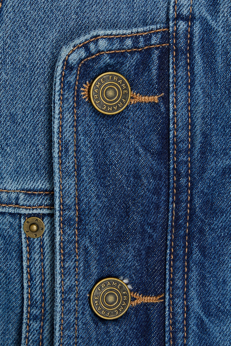 Frame The Mc Denim Jacket In Mid Denim