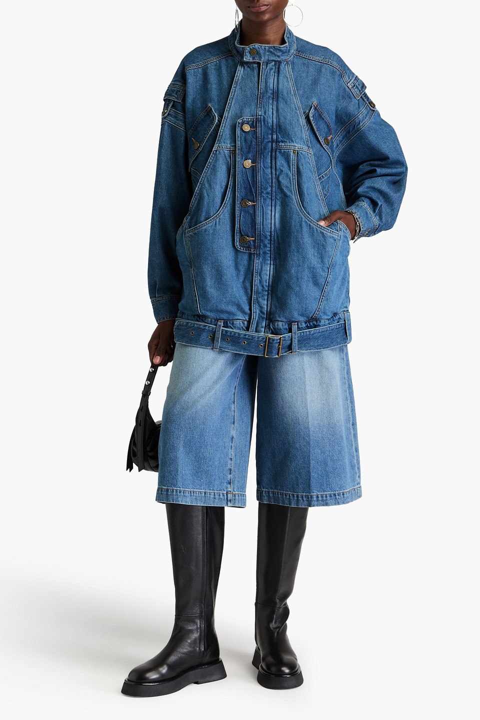 Frame The Mc Denim Jacket In Mid Denim