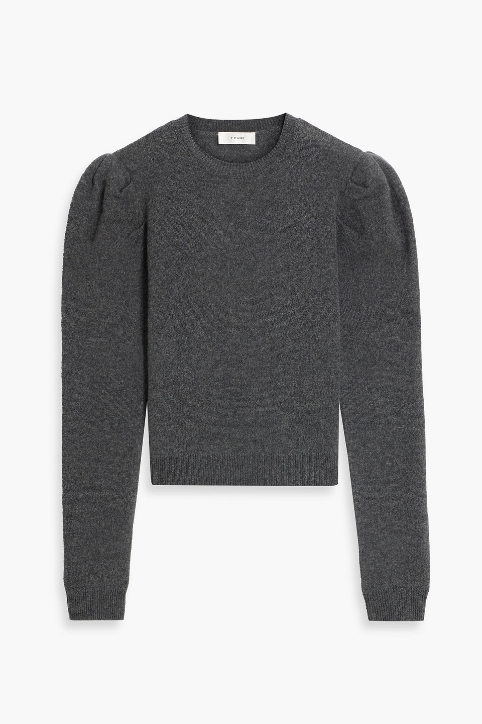 Frame Cashmere Sweater In Dark Gray