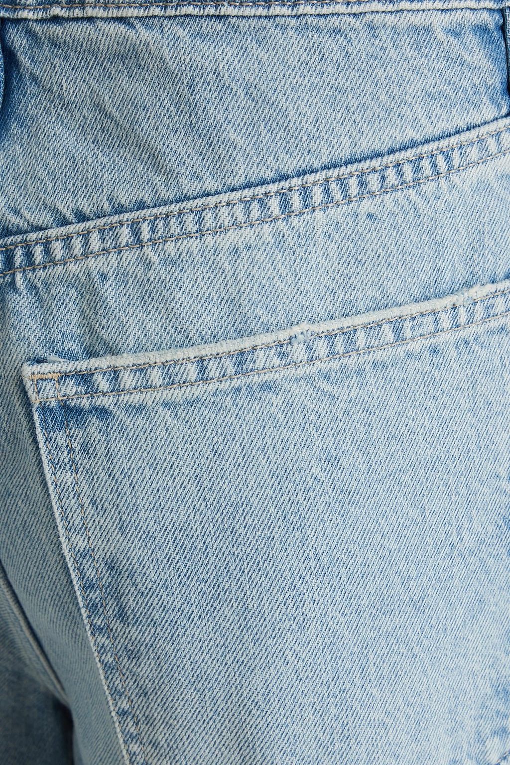 FRAME High-rise tapered jeans