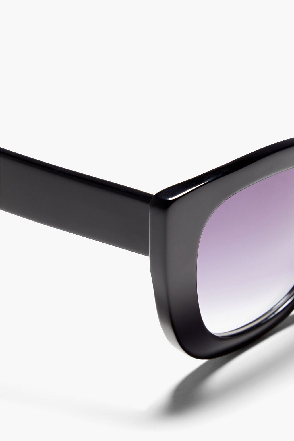 GANNI D-frame glittered acetate sunglasses