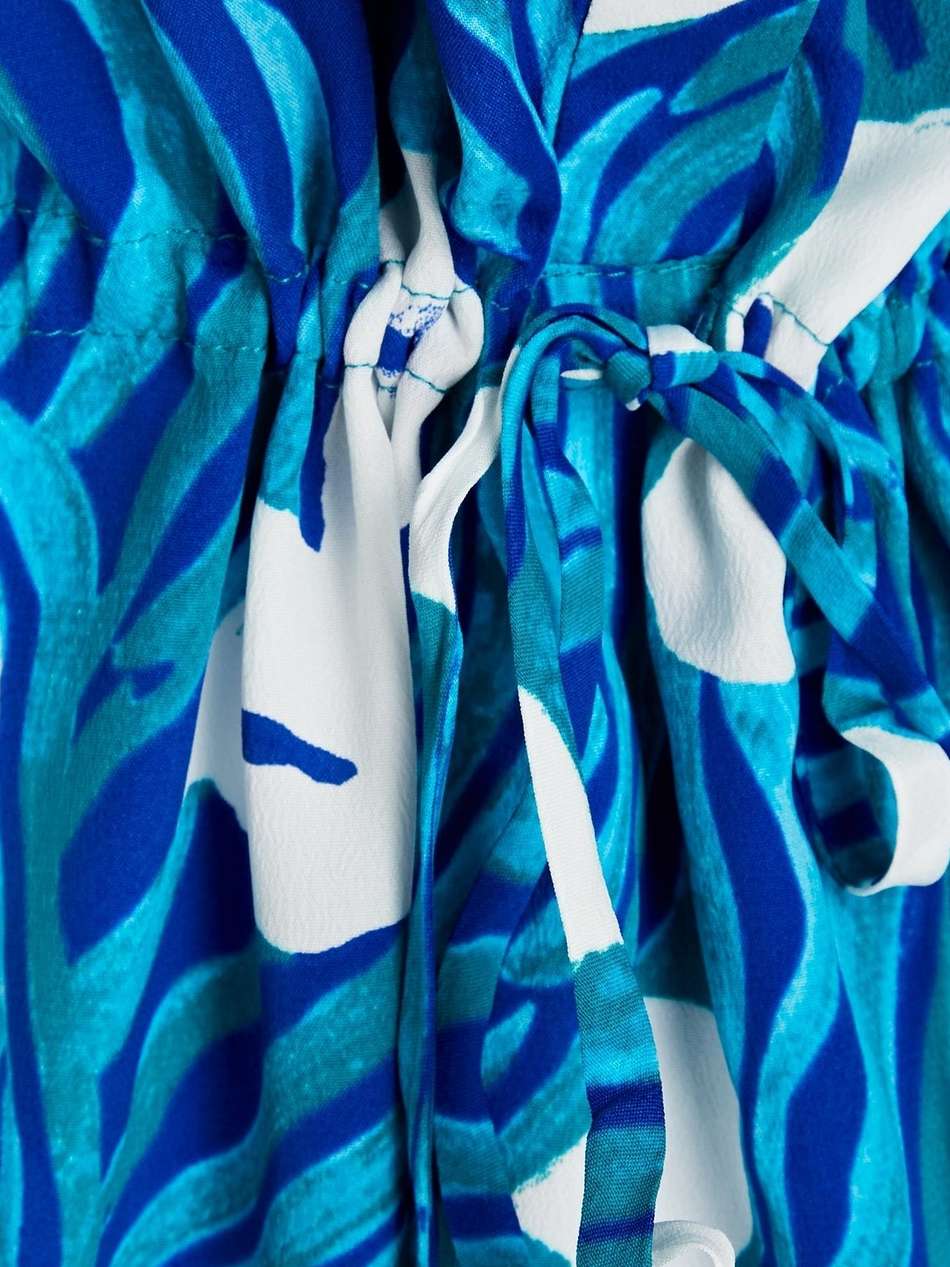 sonoya printed crepe de chine dress