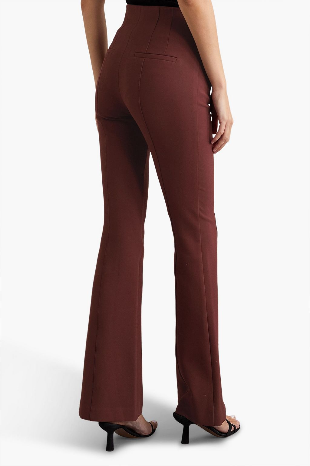 VERONICA BEARD Azariah stretch-crepe flared pants