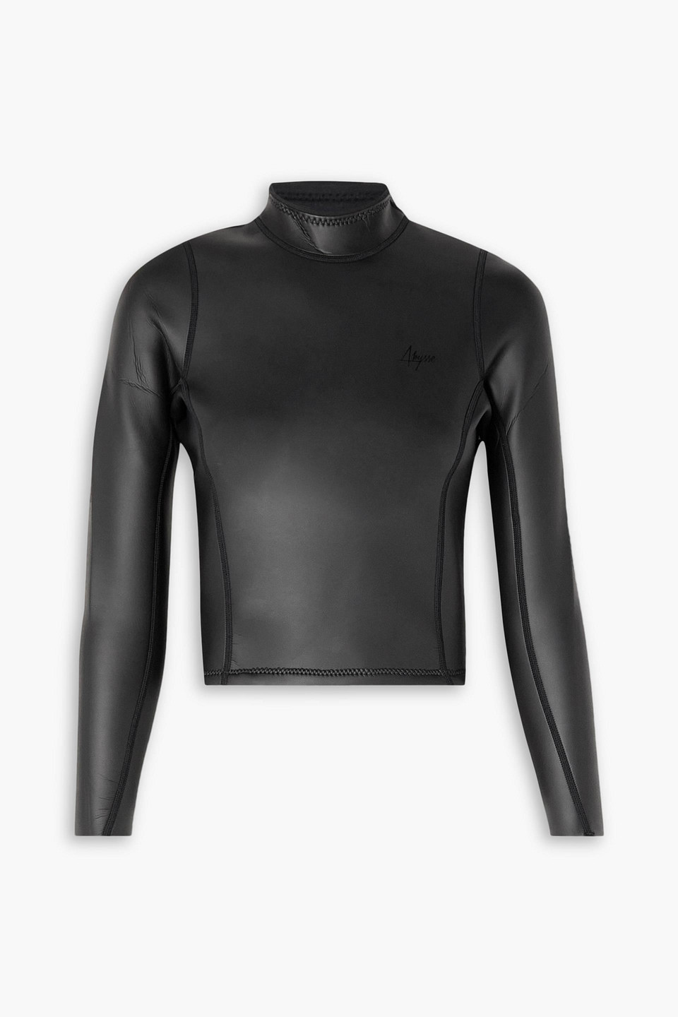 Abysse Black Pam Rash-guard Swim Top
