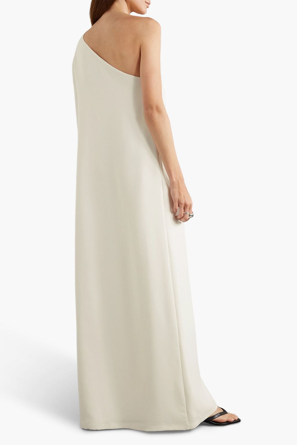 ESSE STUDIOS One-sleeve cady maxi dress