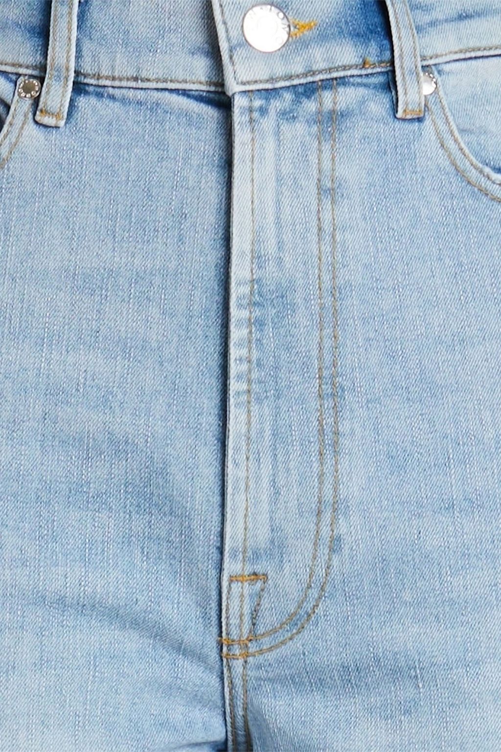 TOMORROW DENIM جينز بخصر عالٍ وأرجل مستقيمة