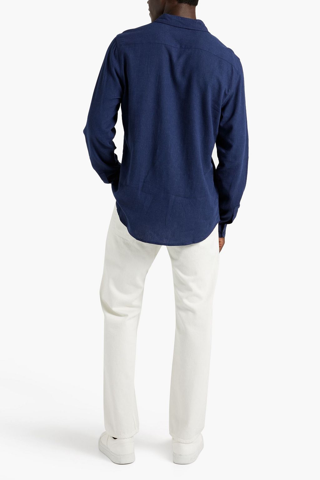 ONIA Linen-bend shirt