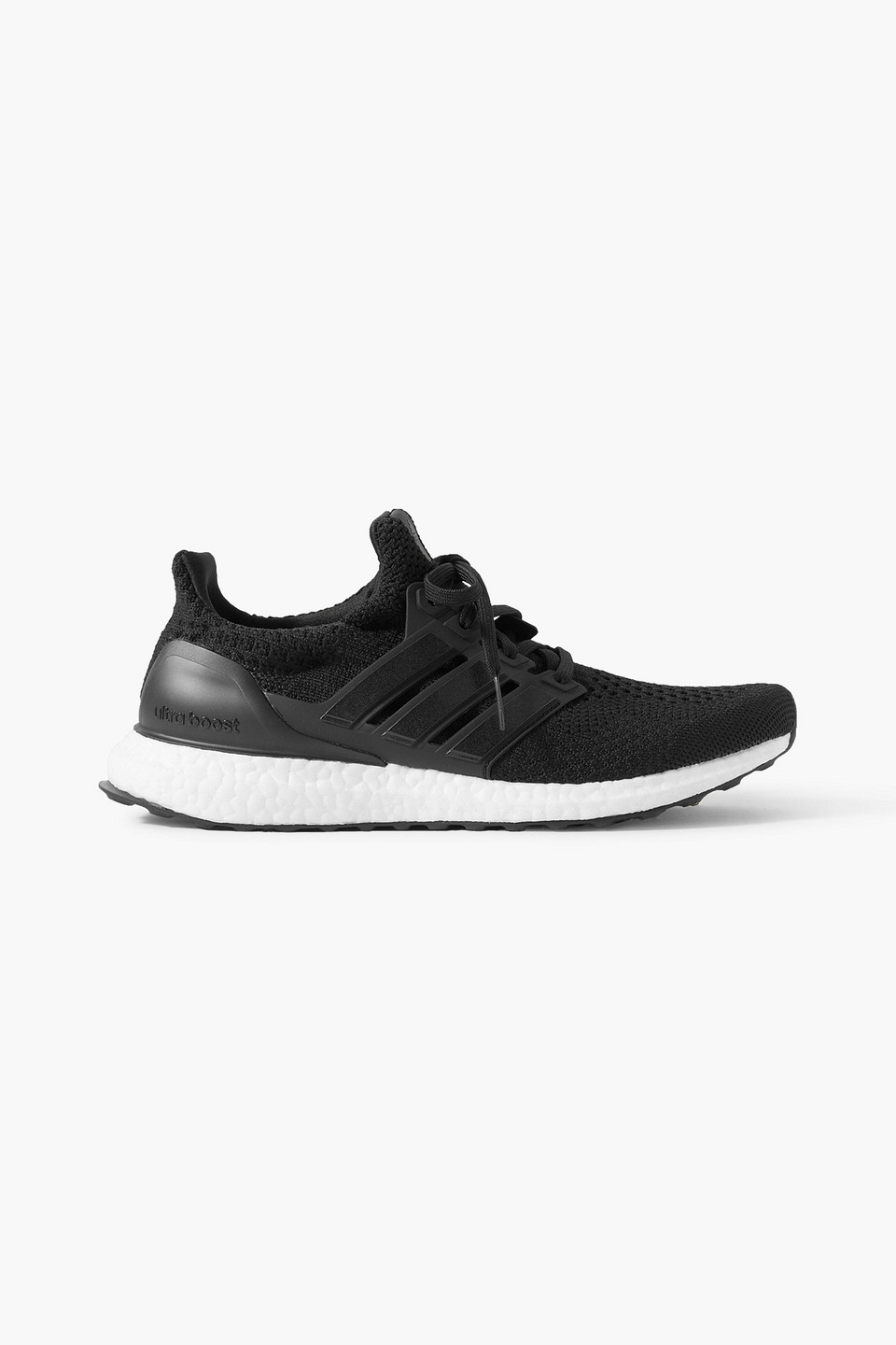 Adidas Originals Ultraboost 5.0 Dna Rubber-trimmed Primeblue And Primeknit Sneakers In Black