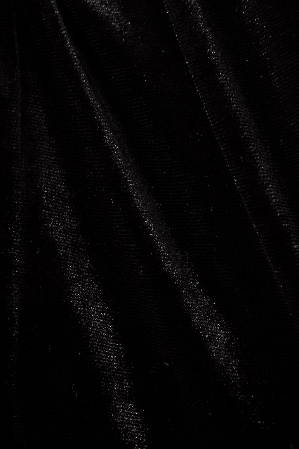 PHILOSOPHY DI LORENZO SERAFINI Ruffled poplin and velvet blouse