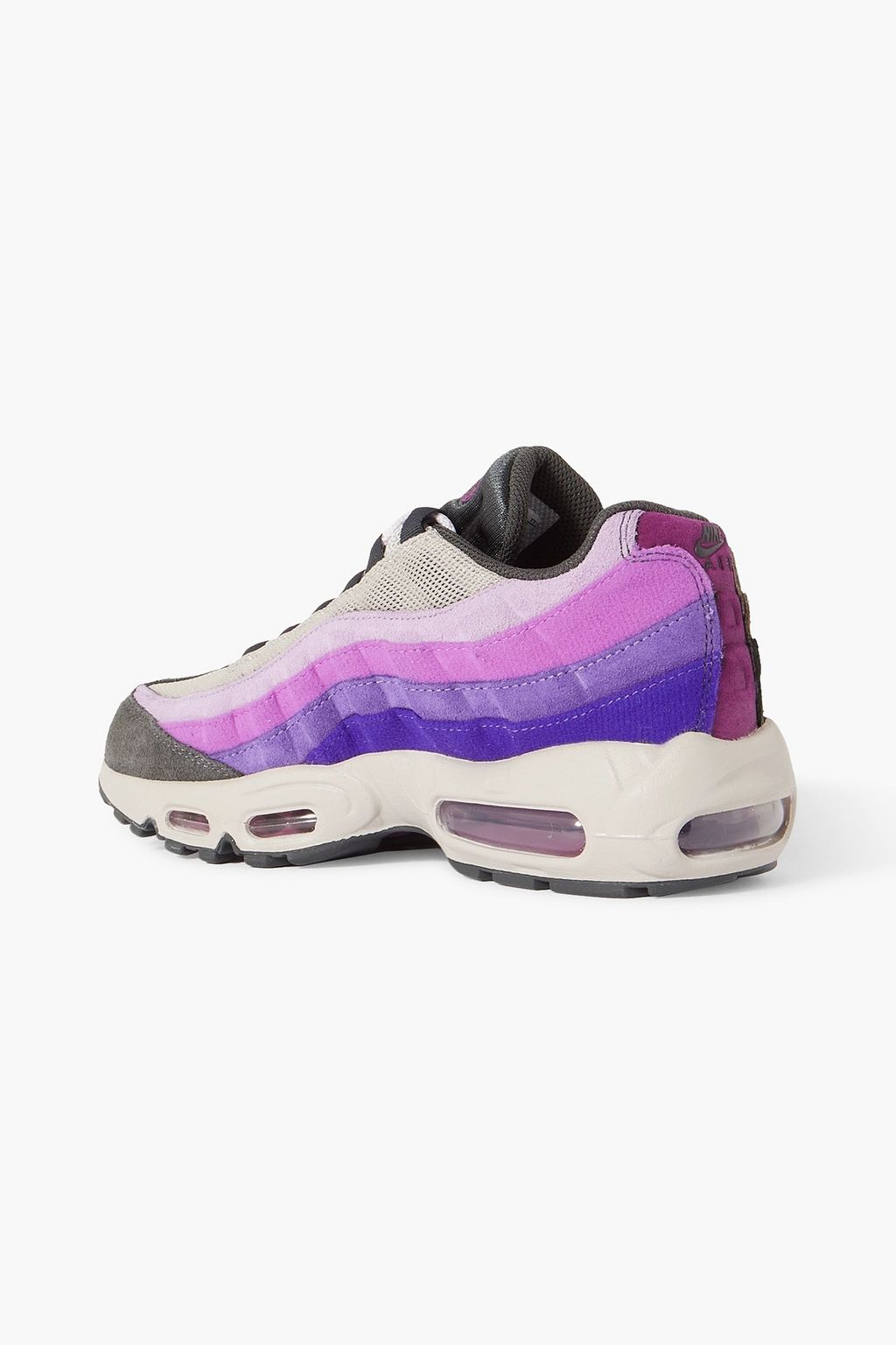 NIKE Air Max 95 suede and mesh sneakers THE