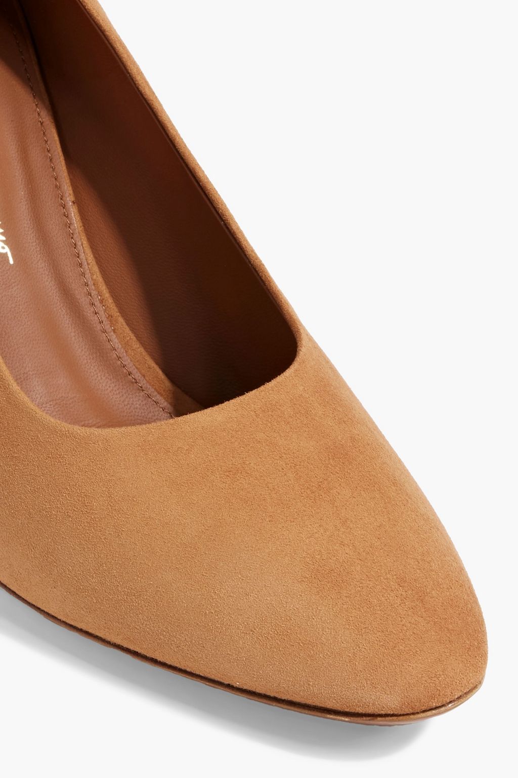 FERRAGAMO Judy 85 suede pumps