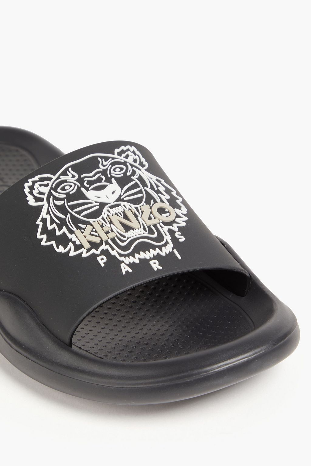 KENZO Logo-appliquéd rubber slides