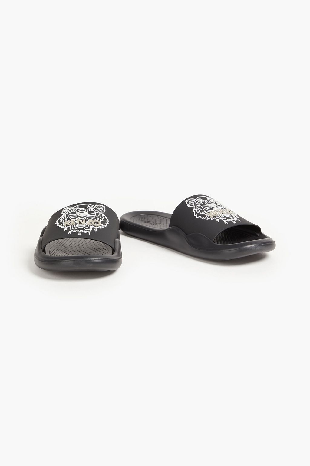 KENZO Logo-appliquéd rubber slides