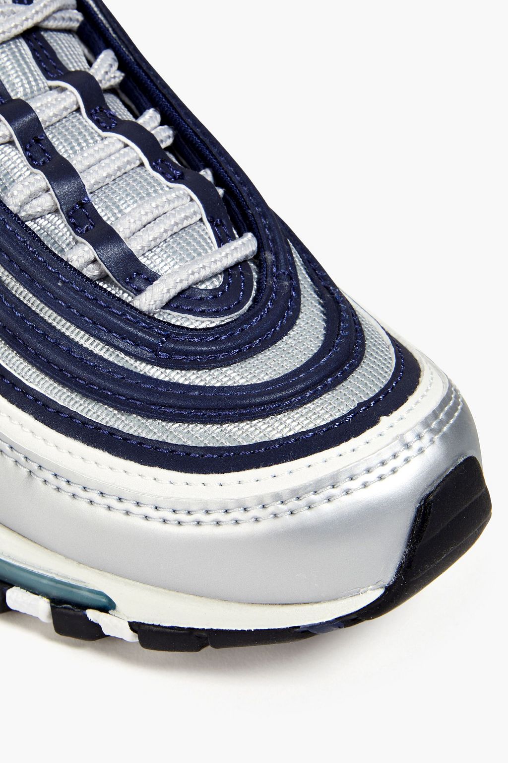 NIKE Air Max 97 OG metallic mesh and faux leather sneakers
