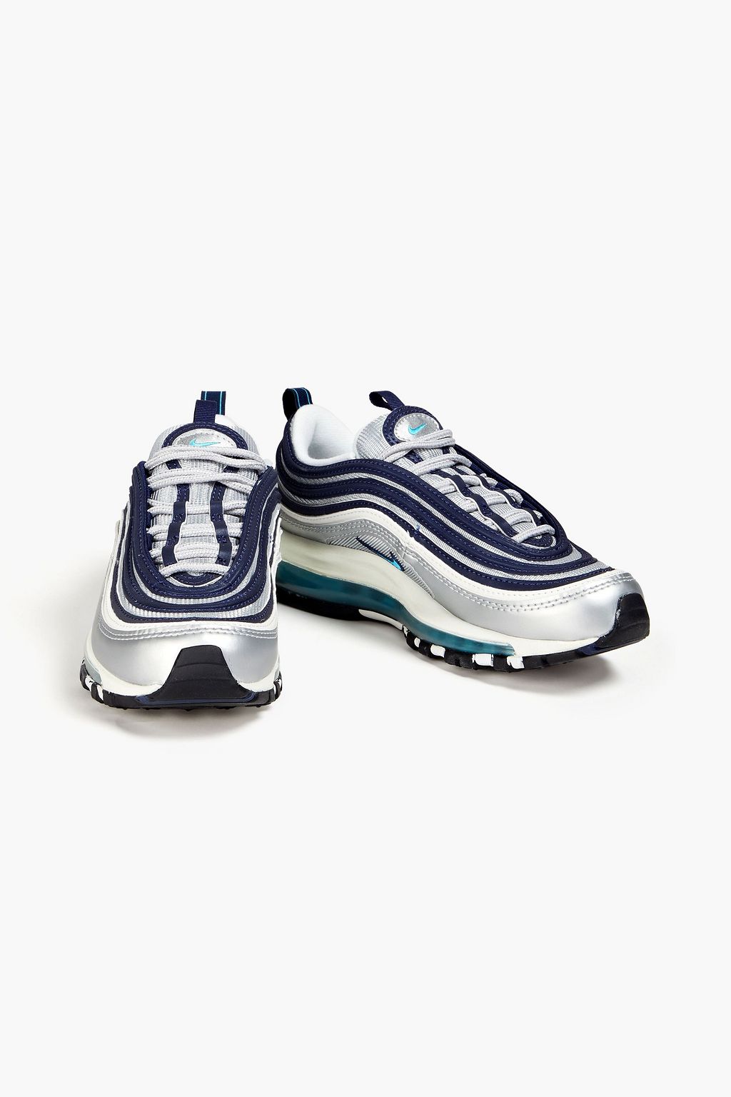 NIKE Air Max 97 OG metallic mesh and faux leather sneakers