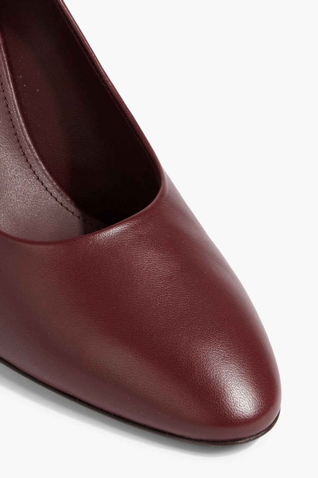 FERRAGAMO Judy 85 leather pumps