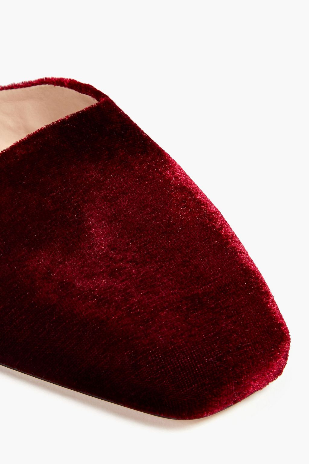 PORTE & PAIRE Velvet slippers