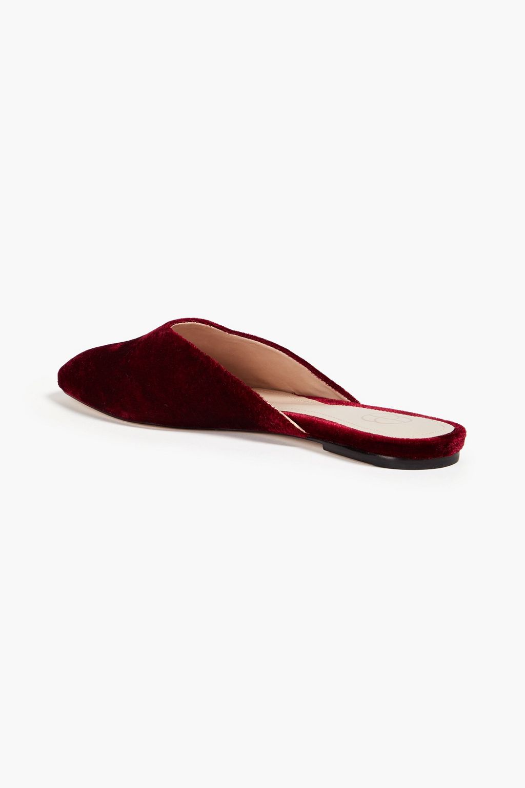 PORTE & PAIRE Velvet slippers