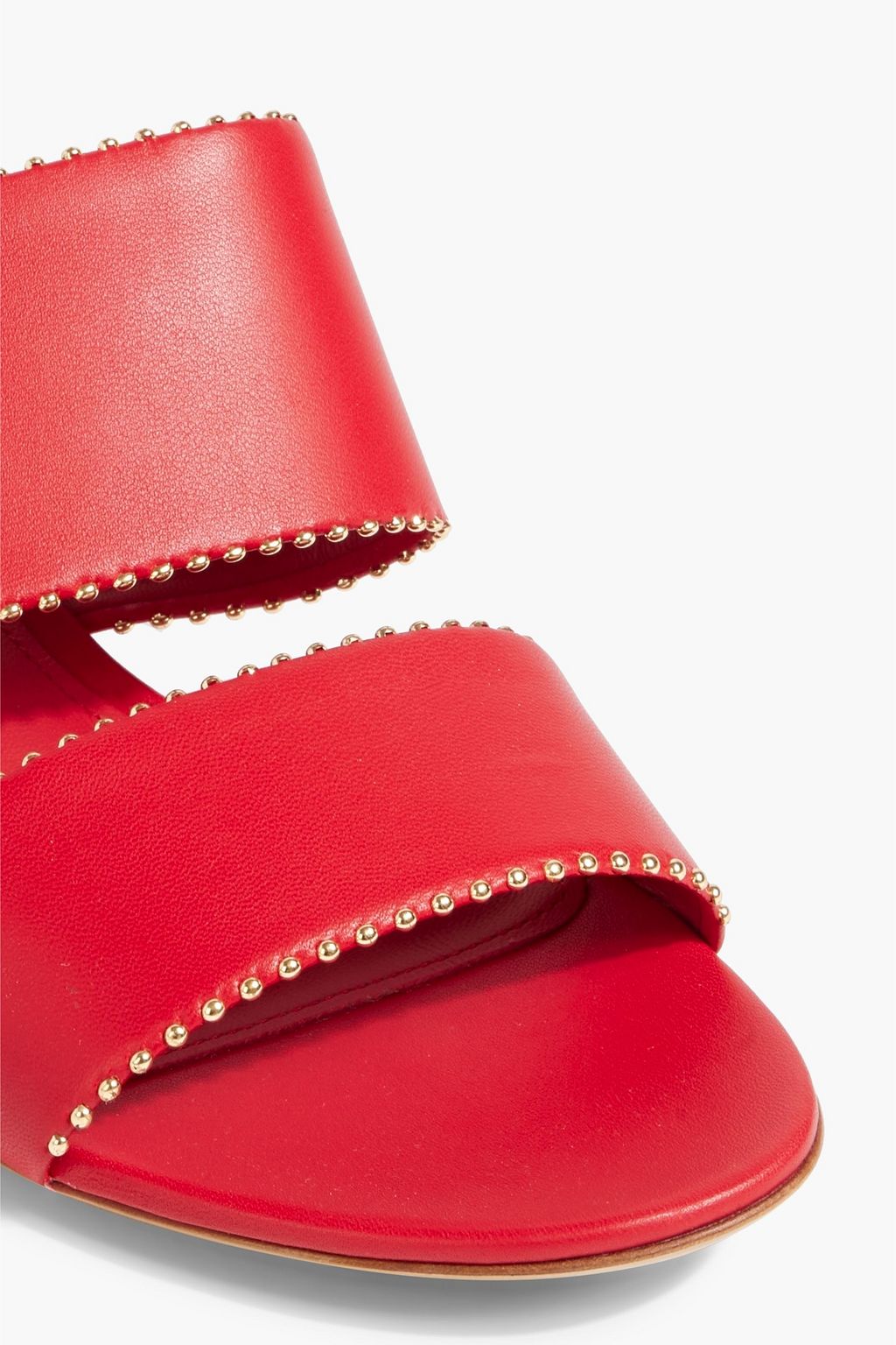 FERRAGAMO Studded leather mules