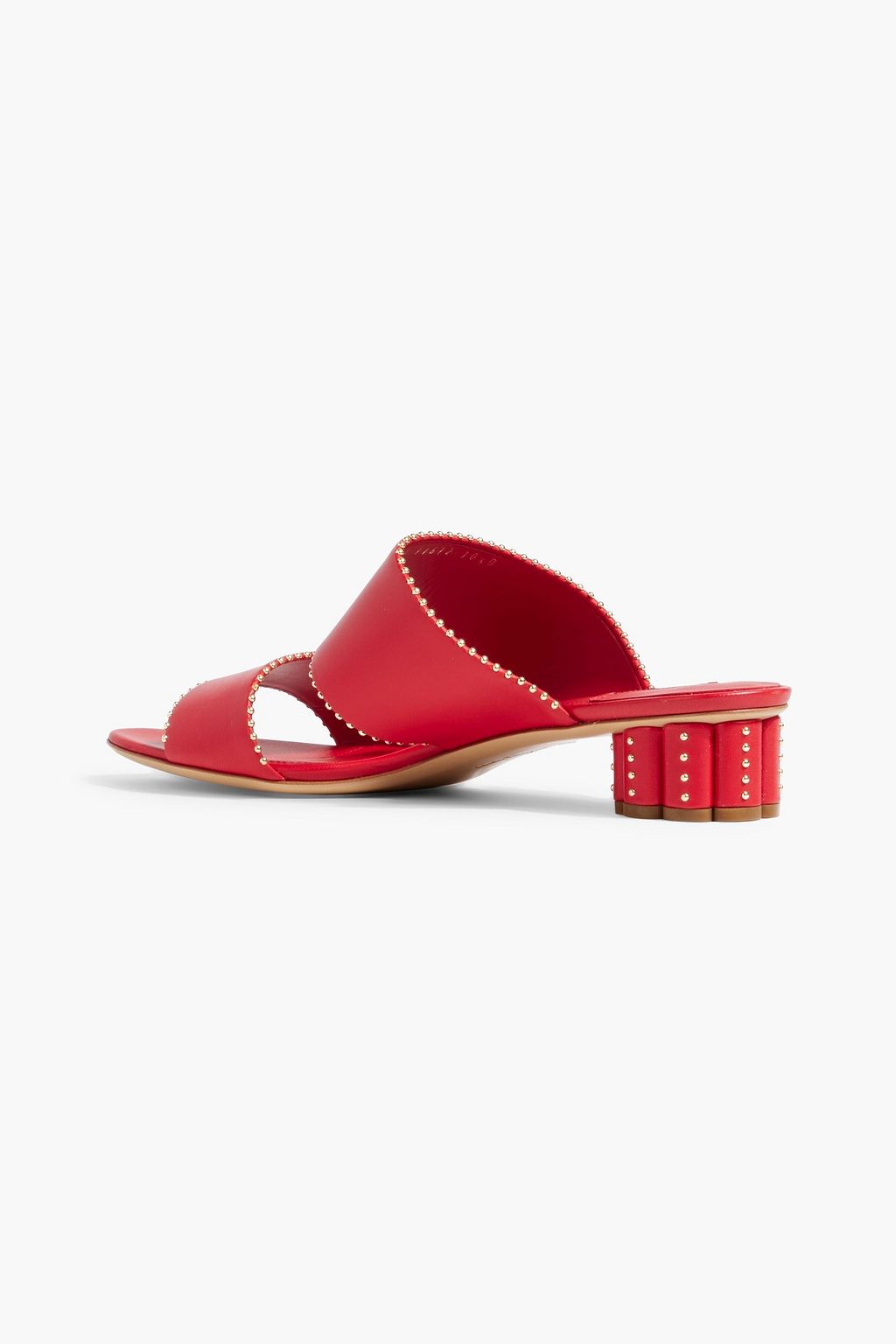 FERRAGAMO Studded leather mules